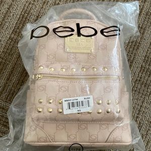 NWT Bebe blush pink backpack